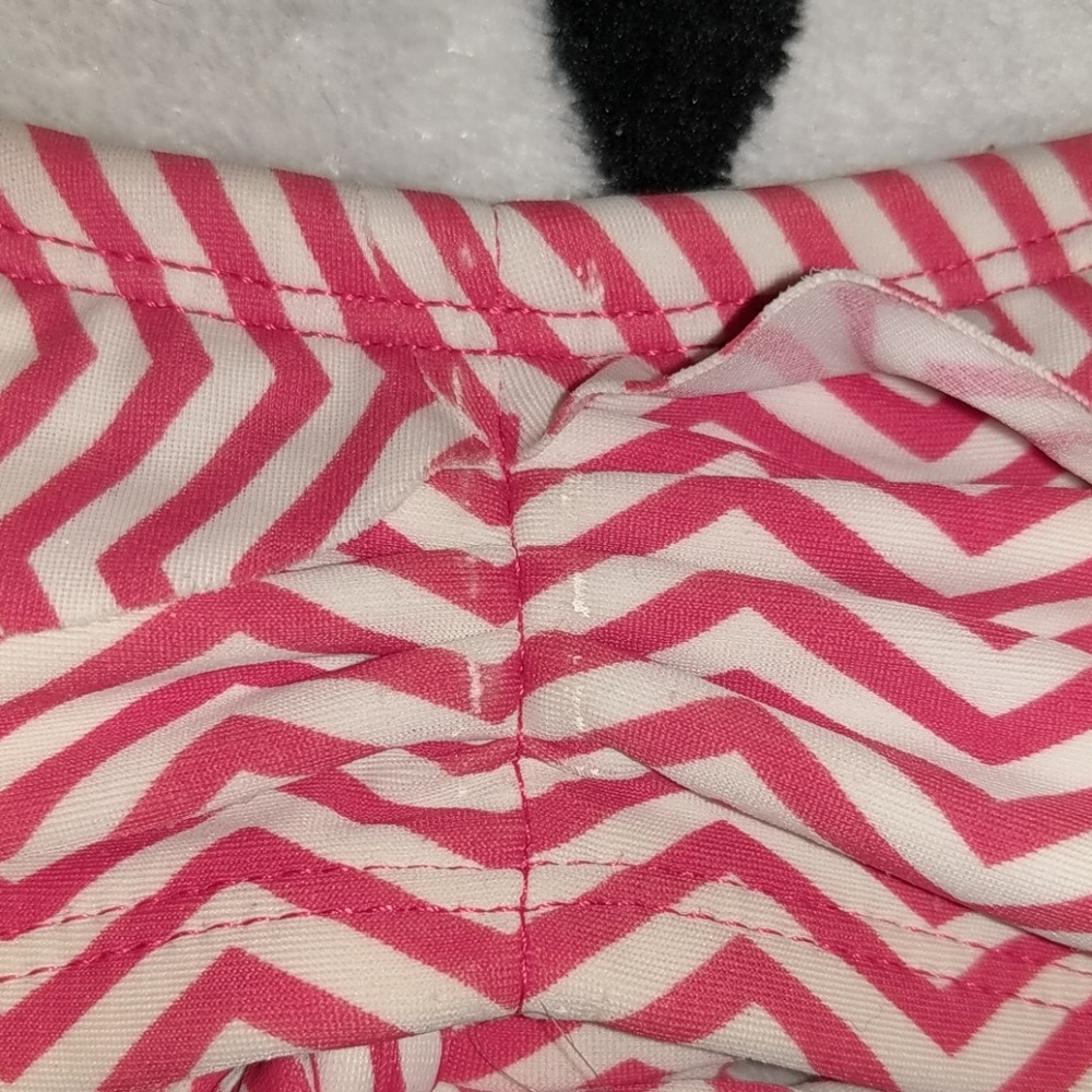 Coral Chevron bikini top - Picture 4 of 4